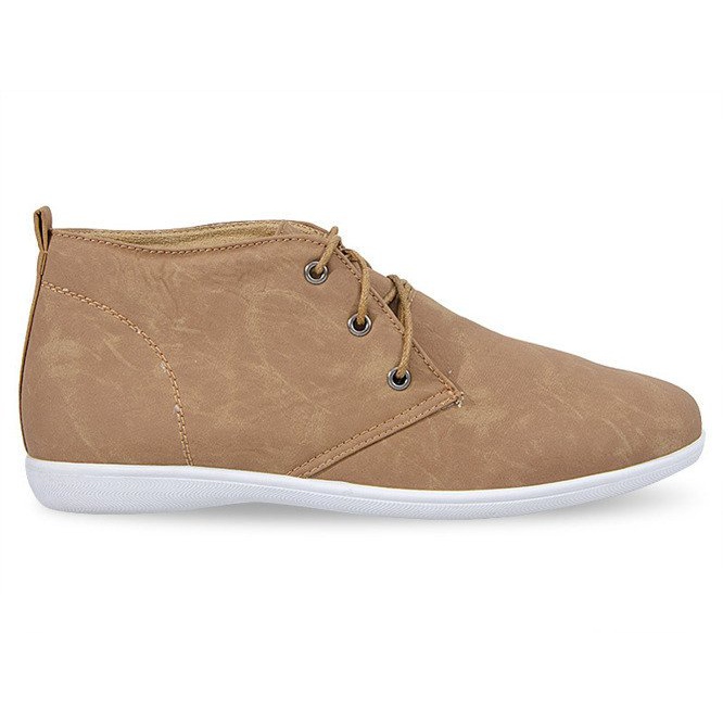 Vysoké elegantní boty 3569 Camel hnědý