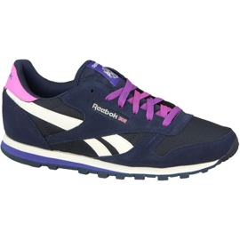 Reebok Classic Leather Jr AR2041 námořnická modř