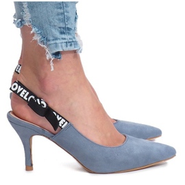 Sandály Blue Love Paris modrý Sandály Blue Love Paris modrý