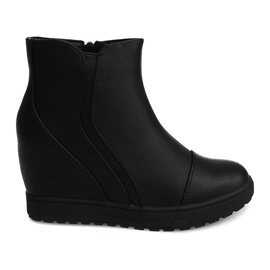 Klínové tenisky J0029A černé černý