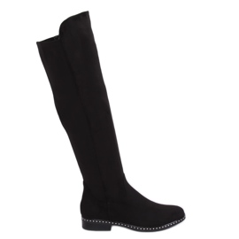 Černé boty pro ženy černé boty H305 Black černý