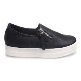 Tenisky Creepersy Wedge 888 černé černá Tenisky Creepersy Wedge 888 černé černá