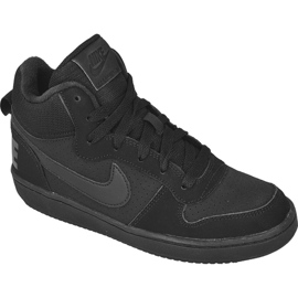 Boty Nike Sportswear Court Borough Mid (GS) Jr 839977-001 černý