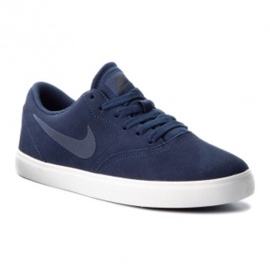Boty Nike Sb Check Suede Jr AR0132-400 námořnická modř