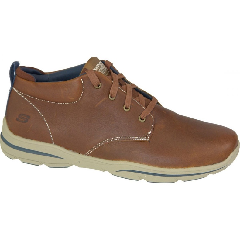 Skechers Harper Melden M 64857-LUG hnědý Skechers Harper Melden M 64857-LUG hnědý