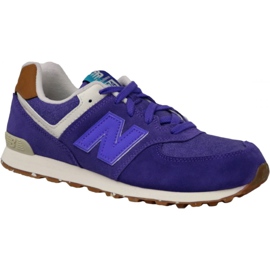 Boty New Balance W KL574EUG fialová