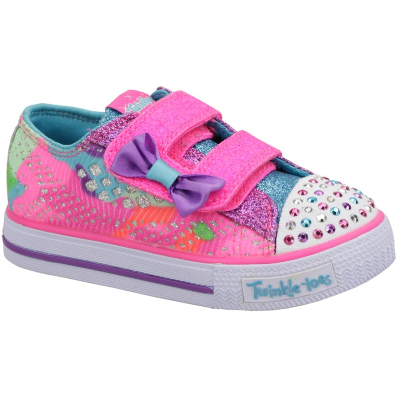 Boty Skechers Shuffles Jr 10834N-NPMT vícebarevný