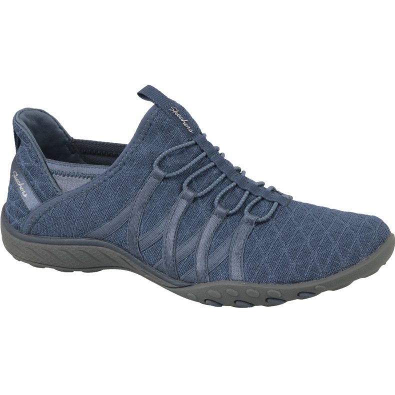 Boty Skechers Breathe Easy W 23048-SLT modrý Boty Skechers Breathe Easy W 23048-SLT modrý