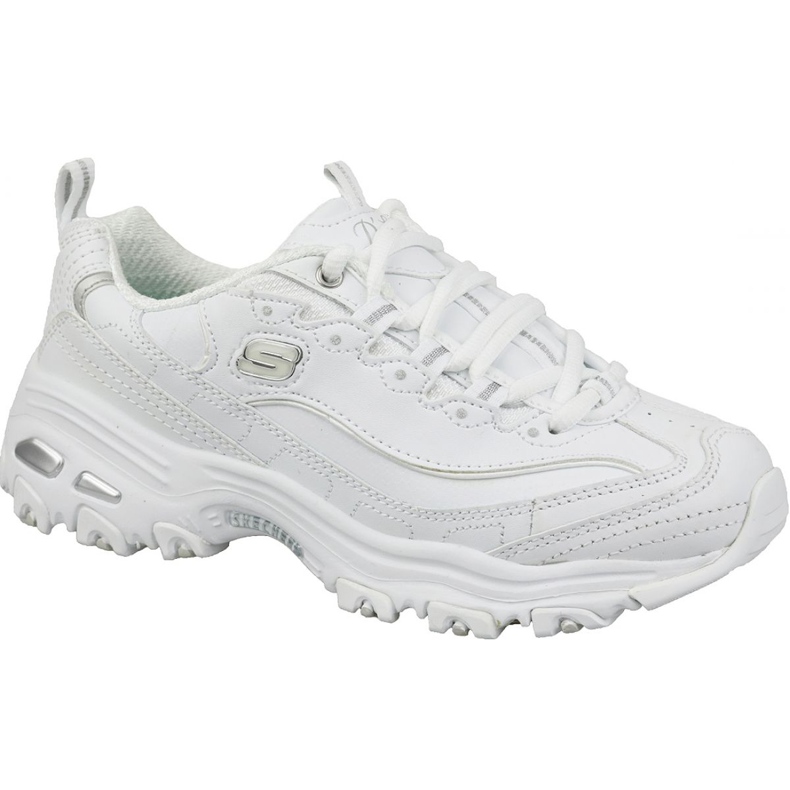 Boty Skechers D'Lites Fresh Start W 11931-WSL bílý Boty Skechers D'Lites Fresh Start W 11931-WSL bílý