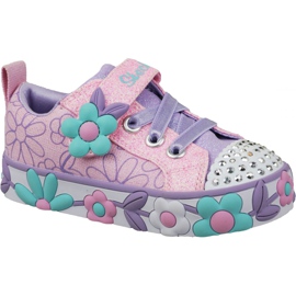 Boty Skechers Daisy Lites Jr 10965N-PKMT růžový Boty Skechers Daisy Lites Jr 10965N-PKMT růžový