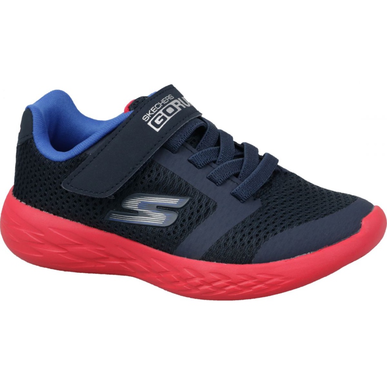 Boty Skechers Go Run 600 Jr 97860L-NVRD námořnická modrá
