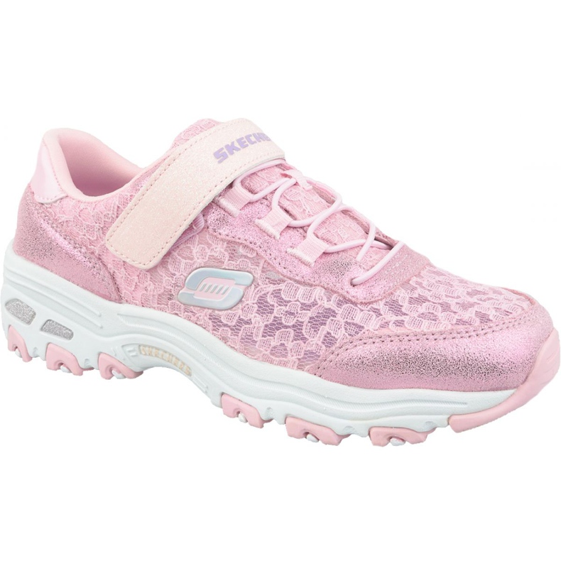 Růžové boty Skechers D'Lites Jr 664086L-LTPK růžový Růžové boty Skechers D'Lites Jr 664086L-LTPK růžový