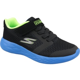Skechers Go Run 600 Jr 97860L-BBLM černá Skechers Go Run 600 Jr 97860L-BBLM černá