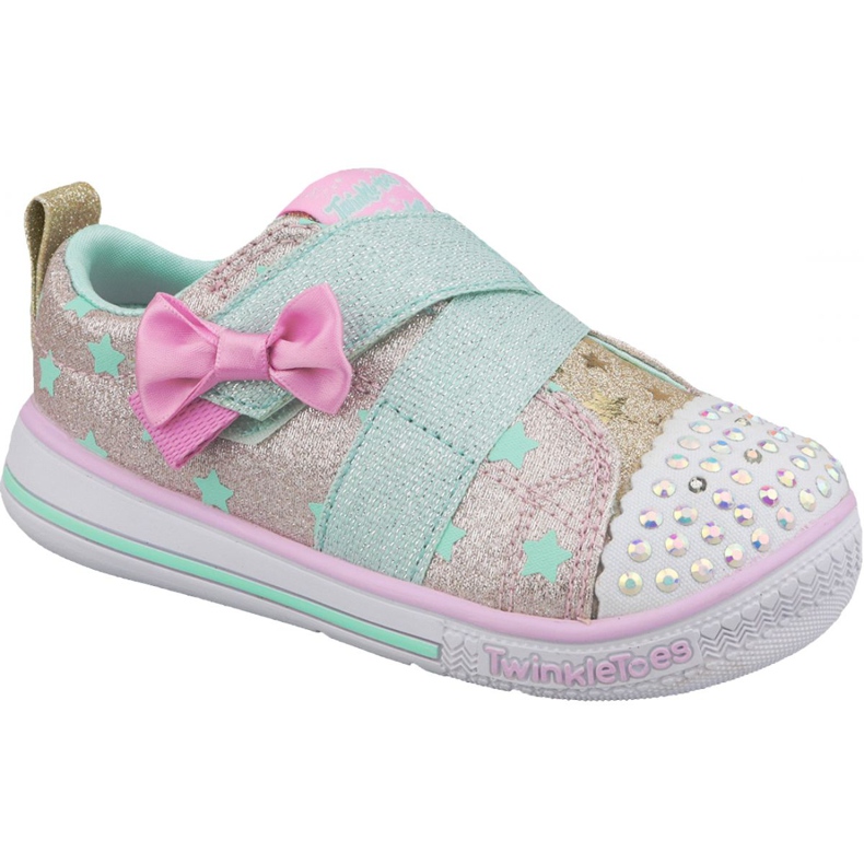 Boty Skechers Twinkle Play Jr 20138N-GDMT vícebarevný žlutá