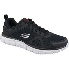 Boty Skechers Track-Scloric 52631-BKRD černá Boty Skechers Track-Scloric 52631-BKRD černá