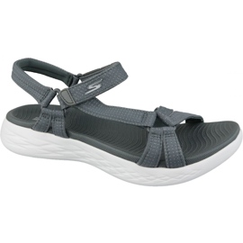 Šedé sandály Skechers On The Go 600 15316-CHAR šedá