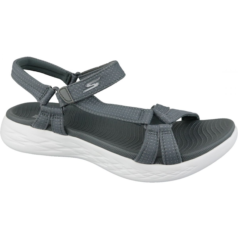 Šedé sandály Skechers On The Go 600 15316-CHAR šedá