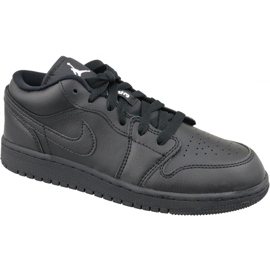 Černé boty Nike Jordan Air 1 Low Bg M 553560-006 černý
