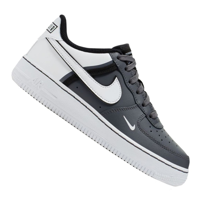 Boty Nike Air Force 1 LV8 2 Jr CI1756-002 bílý černá
