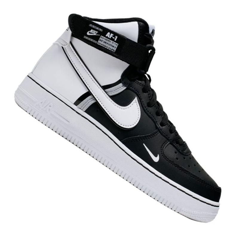 Nike Air Force 1 High LV8 2 Gs Jr CI2164-010 bílý černá Nike Air Force 1 High LV8 2 Gs Jr CI2164-010 bílý černá