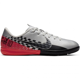 Sálová obuv Nike Mercurial Vapor 13 Academy Neymar Ic Jr AT8139-006 šedá odstíny šedé