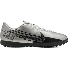 Kopačky Nike Mercurial Vapor 13 Club Neymar Tf M AT8000-006 šedá stříbro
