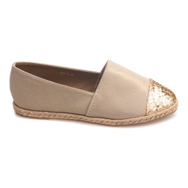 Plátěné tenisky Espadrilles 761-1 Khaki vícebarevný zelený