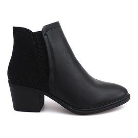 Boty na sloupku s gumou K77 Black černá