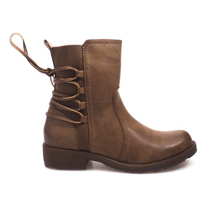 Vysoké boty 55435 Khaki vícebarevný zelená