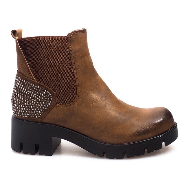 Vysoké boty 6055 hnědé hnědý