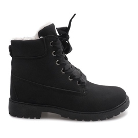 Teplé dřevěné mašle TL0130-1 černé černý