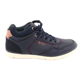 Pánská obuv Lee Cooper 19-29-032B tmavě modrá hnědý válečné loďstvo