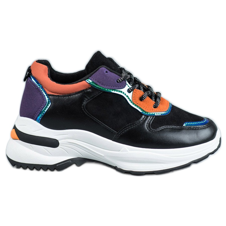 SHELOVET Ležérní tenisky černá