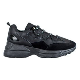 Muto Sportovní obuv se třpytkami černý