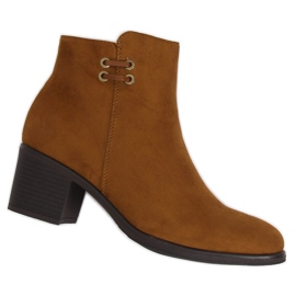 Camel 8B982 Velbloudí boty na vysokém podpatku hnědý Camel 8B982 Velbloudí boty na vysokém podpatku hnědý