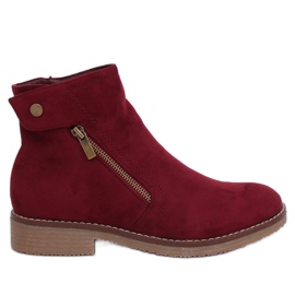 Boty Maroon 8B908 Wine Jodhpur červené Boty Maroon 8B908 Wine Jodhpur červené