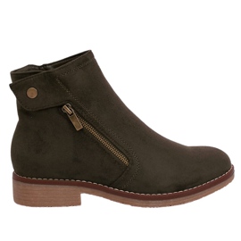 Zelené boty Jodhpur pro ženy 8B908 Green zelený