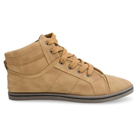 Vysoké tenisky Konwers TD010 Camel hnědý