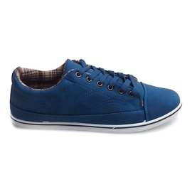 Módní vysoké tenisky TL345 Navy Blue námořnická modř