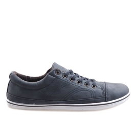 Módní vysoké tenisky TL345 Navy Blue námořnická modř