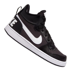Boty Nike Court Borough Mid Pe (GS) Jr BV1607-001 černý