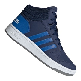 Boty Adidas Hoops Mid 2.0 Jr EE6707 námořnická modř