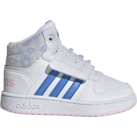 Adidas Hoops Mid 2.0 I Jr EE8550 bílý