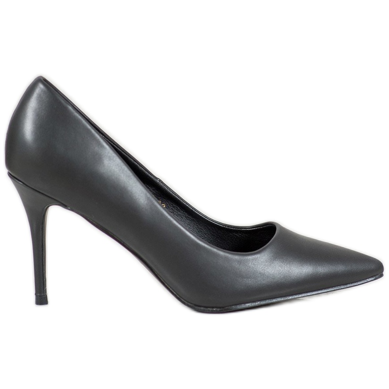 Diamantique Vysoké podpatky z eko kůže černá