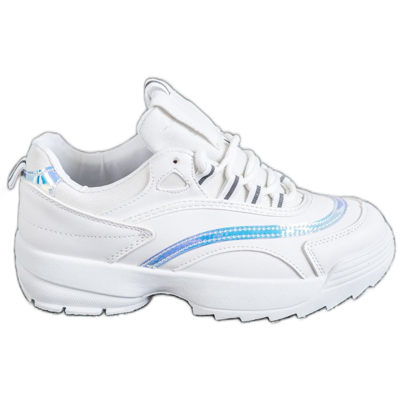 SHELOVET Módní bílé tenisky bílý