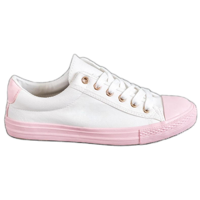 EXQUILY Barevné tenisky bílý EXQUILY Barevné tenisky bílý