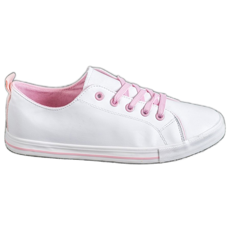 SHELOVET Pohodlné tenisky bílý