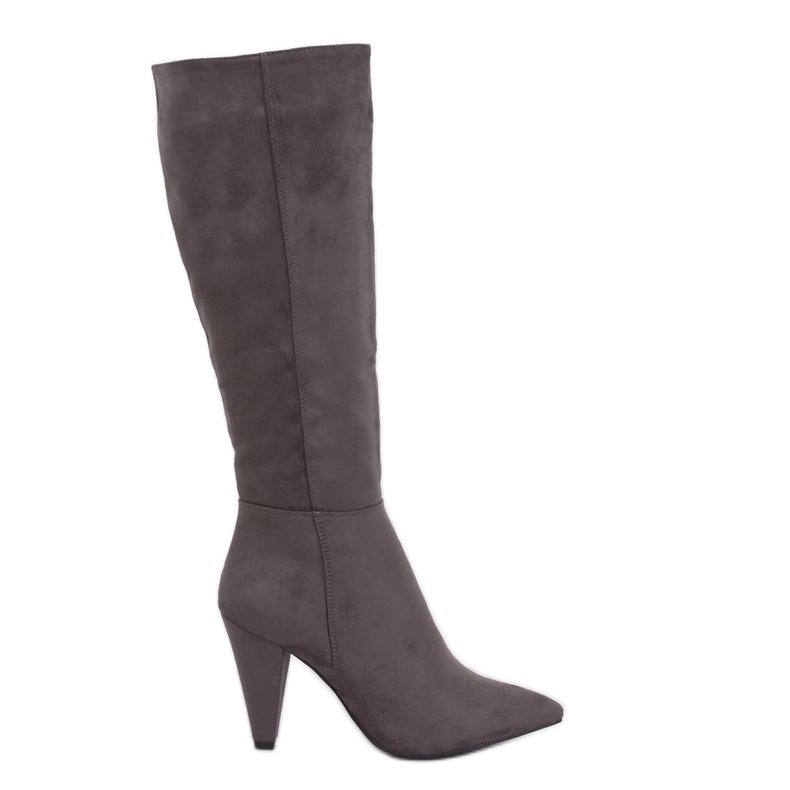 Šedá Klasické vysoké podpatky 8677 Šedá Šedá Klasické vysoké podpatky 8677 Šedá