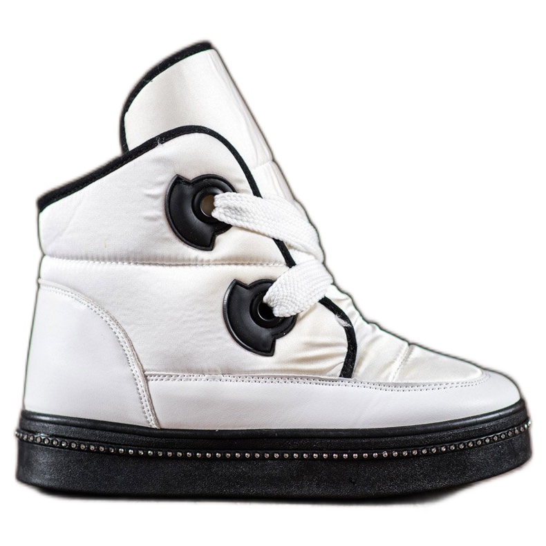 RTX WALK Sněhule s krystaly bílý