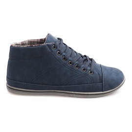 Módní vysoké tenisky TL364 Navy Blue námořnická modř